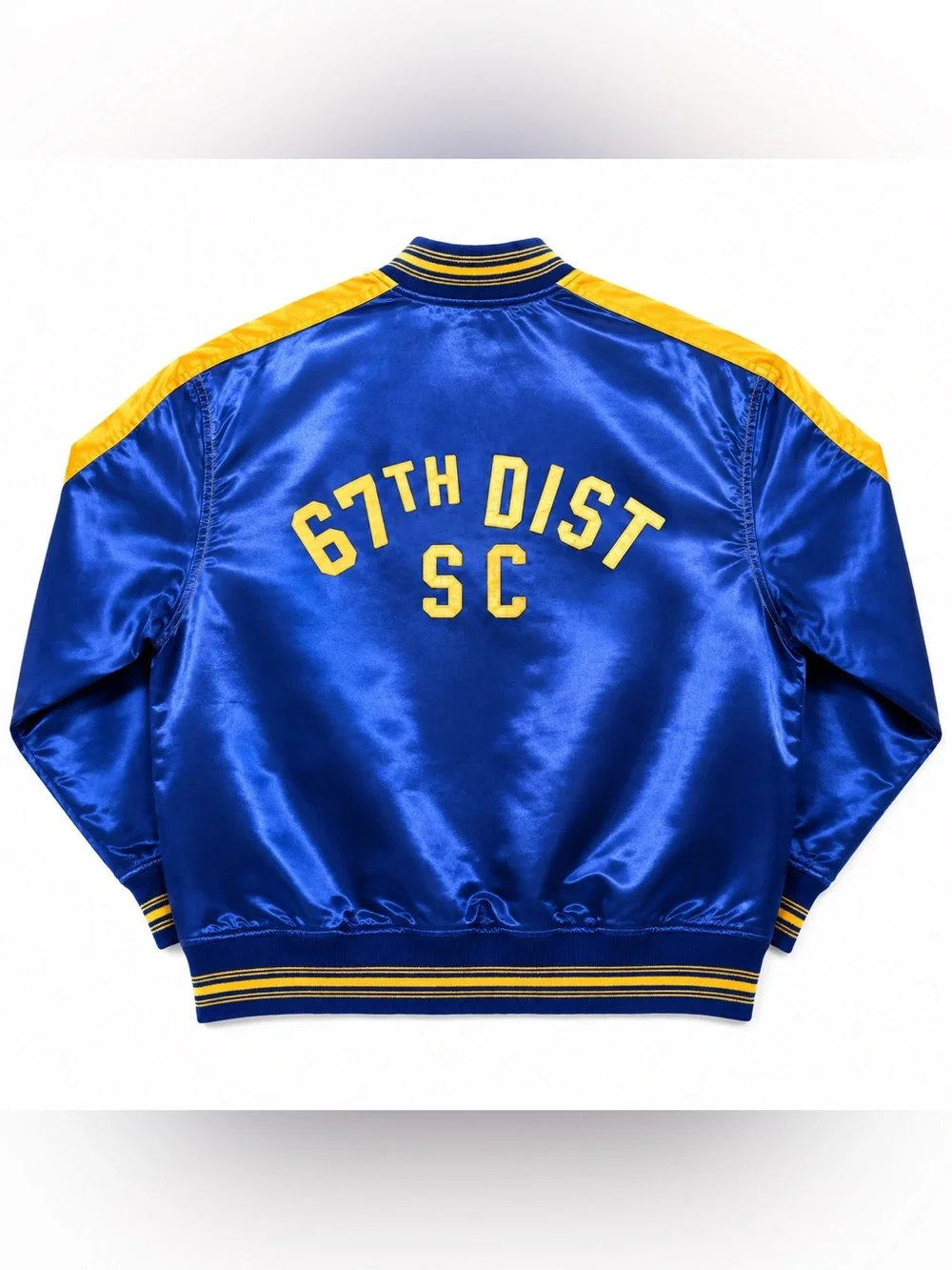 Polo Ralph Lauren 67th District Surf Club Satin Bomber Jacket - Mens Size Large